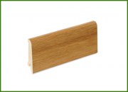 Skirting board veneered with oak veneer - unpainted 6,0*1,4